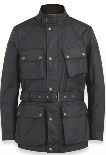 Belstaff black wax cotton - belstaff,