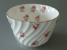 Aynsley Rosedale Sugar Bowl - from Coffee Set - Rosebud Swirl 13698