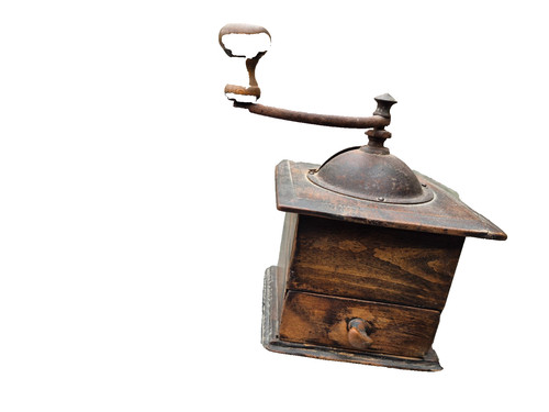 Vintage french coffee grinder - vintage,