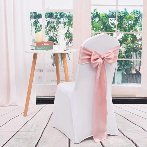 5pcs satin wedding - satin, chair