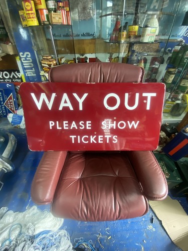 Vintage railway station sign - railway,