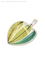 RARE Stig Lindberg Studio Sweden Green Leaf Dish Hand Painted Beth MacDonald