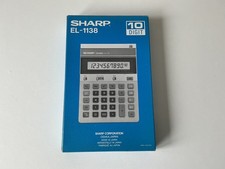 NOS BNIB Sharp EL-1138 10