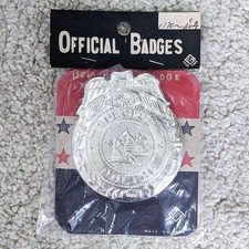 Police Badge Vintage Metal