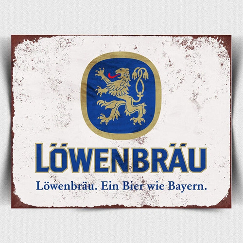 Lowenbrau beer german metal - lowenbrau,