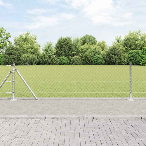 Fence post set silver - set,