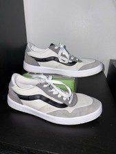 VANS Men's Trainers Size UK 7 Black/Grey Lace Up Low Top Casual Shoes Sneakers