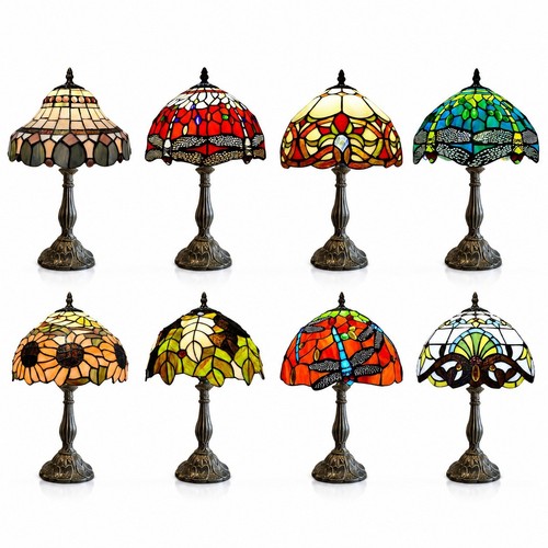 Multicolor tiffany table - multicolor, lamps