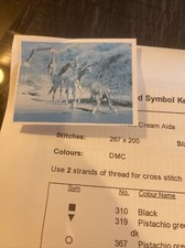 Giraffe Cross Stitch 14 Count