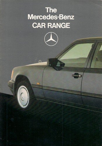 Mercedes benz range 1986 1987 - mercedes-benz,