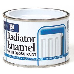 Radiator enamel white gloss - radiator,