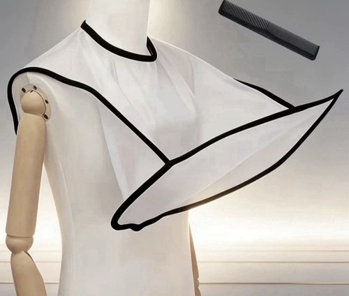 Transparent hair cutting cape - transparent,