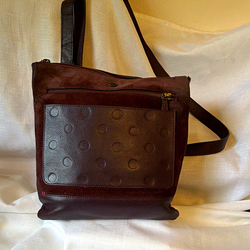 Moshulu plum leather - moshulu, crossbody
