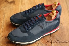 Prada Blue Suede Canvas