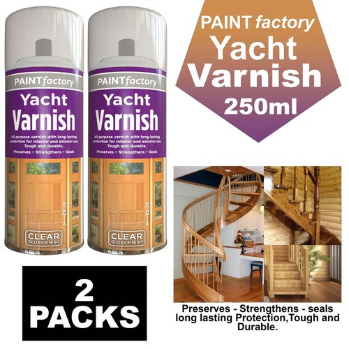 Clear yacht varnish - clear, spray