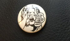 Robert Crumb 1970s badge