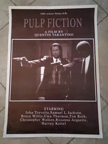 Vintage pulp fiction poster - pulp,