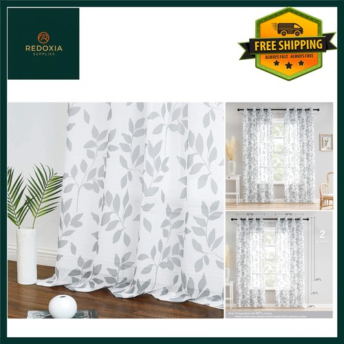Light grey voile sheer - grey,