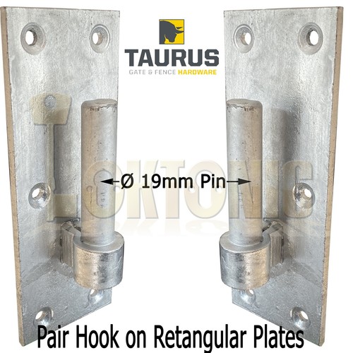 Pair galvanised heavy duty - heavy,