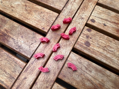 10x lego red brick 3063 - lego,