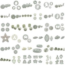 Fondant Plungers & Embossers in Various Designs and Pack Sizes Sugarcraft Tools