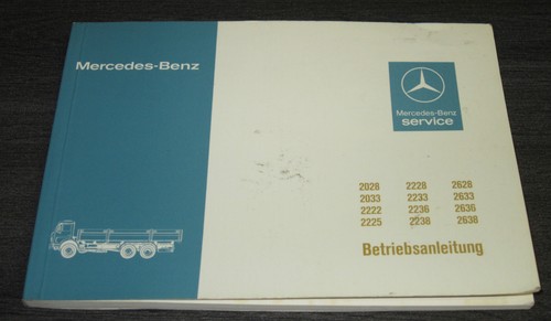 Betriebsanleitung mercedes lkw - betriebsanleitung,