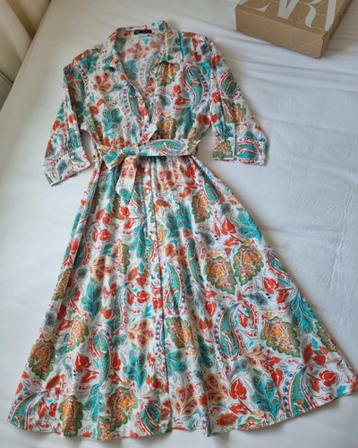 Zara long floral - long, print