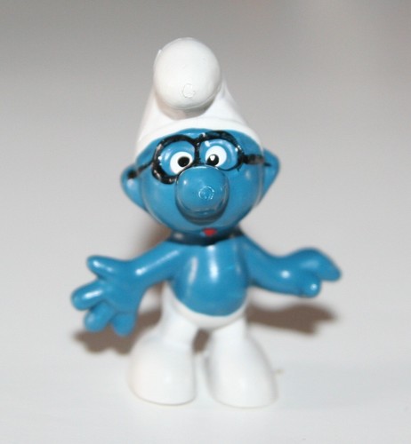 Schleich brainy smurf with - -,