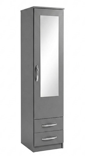 Modern grey mirrored door - 1,