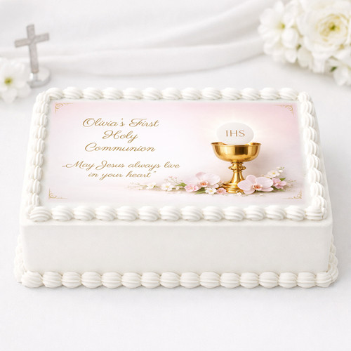 First holy communion edible - first,
