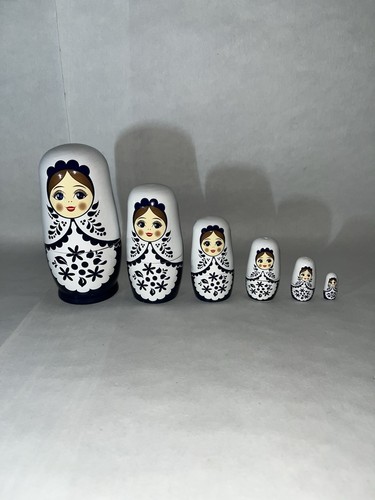 Vintage russian wooden nesting - wooden,