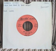 NORTHERN SOUL DARRELL BANKS OPEN THE DOOR TO YOUR HEART/OUR LOVE 7" VINYL SINGLE