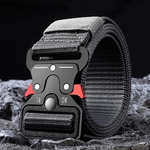 Men tactical belt - heavy, duty