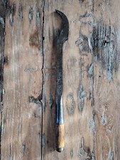 Large Vintage ward & Payne Swan Neck Mortice Chisel, socketed Wooden Handle.