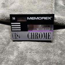 Memorex CRS+ CHROME 90 Audio Cassette Tape NEW SEALED 