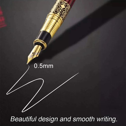 Fine nib metal fountain pen - fine,