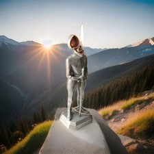 V Rare Table Lighter 1930's Standing Knight English RD 752754-752756 Wurttemberg