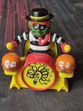 Vintage 1993 Rare McDonalds Green Hamburglar Halloween Wind-Up Figurine Toy