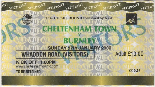 2001 match ticket - 2001-02,