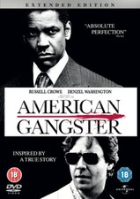 American Gangster DVD (2008) Denzel Washington, Scott (DIR) cert 18 Great Value