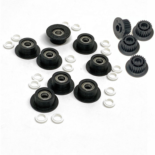 Duplex idler pulley bearings - duplex,
