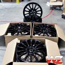 22" Gloss Black Wheels Fit