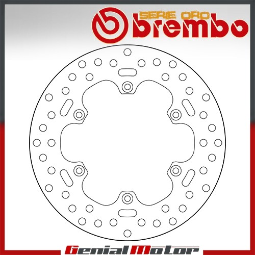 Brake disc fixed brembo - disc, serie