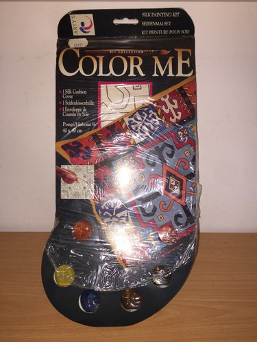 Arty color silk painting - color, me
