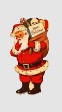 Handmade large vintage santa - handmade,