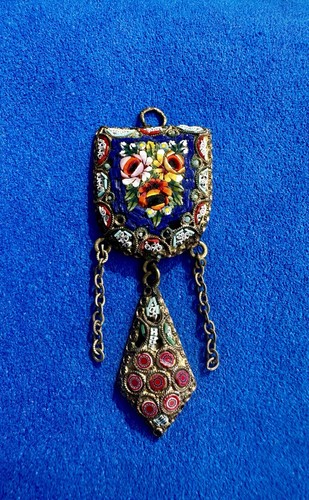 Antique italian micro mosaic - italian,