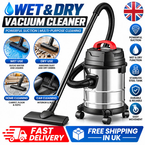 20l wet dry vacuum - dry,