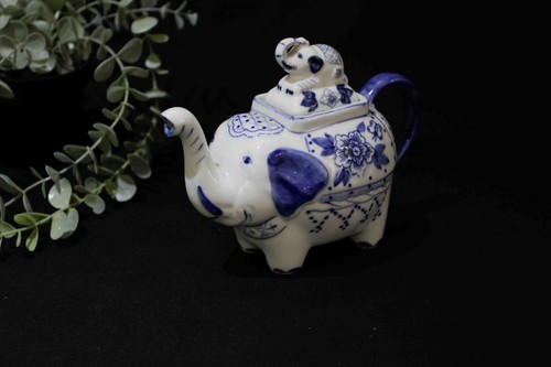 Vintage ceramic elephant - ceramic,