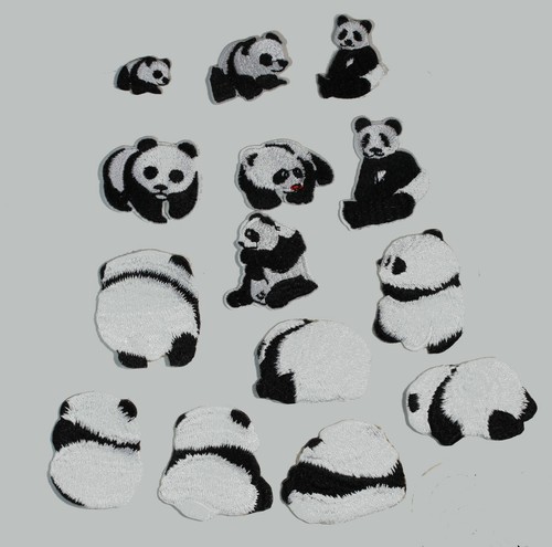 Pieces panda iron - pieces,