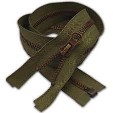 OLIVE GREEN Antique Brass